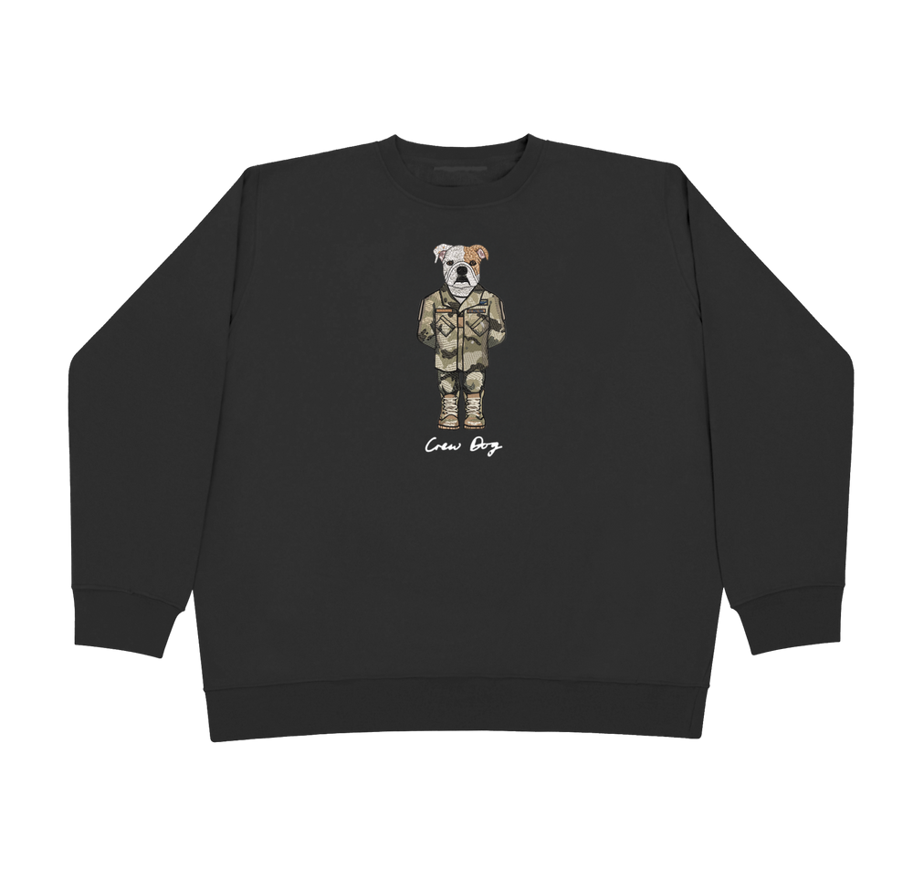Space Operational Camo Embroidered Crewneck