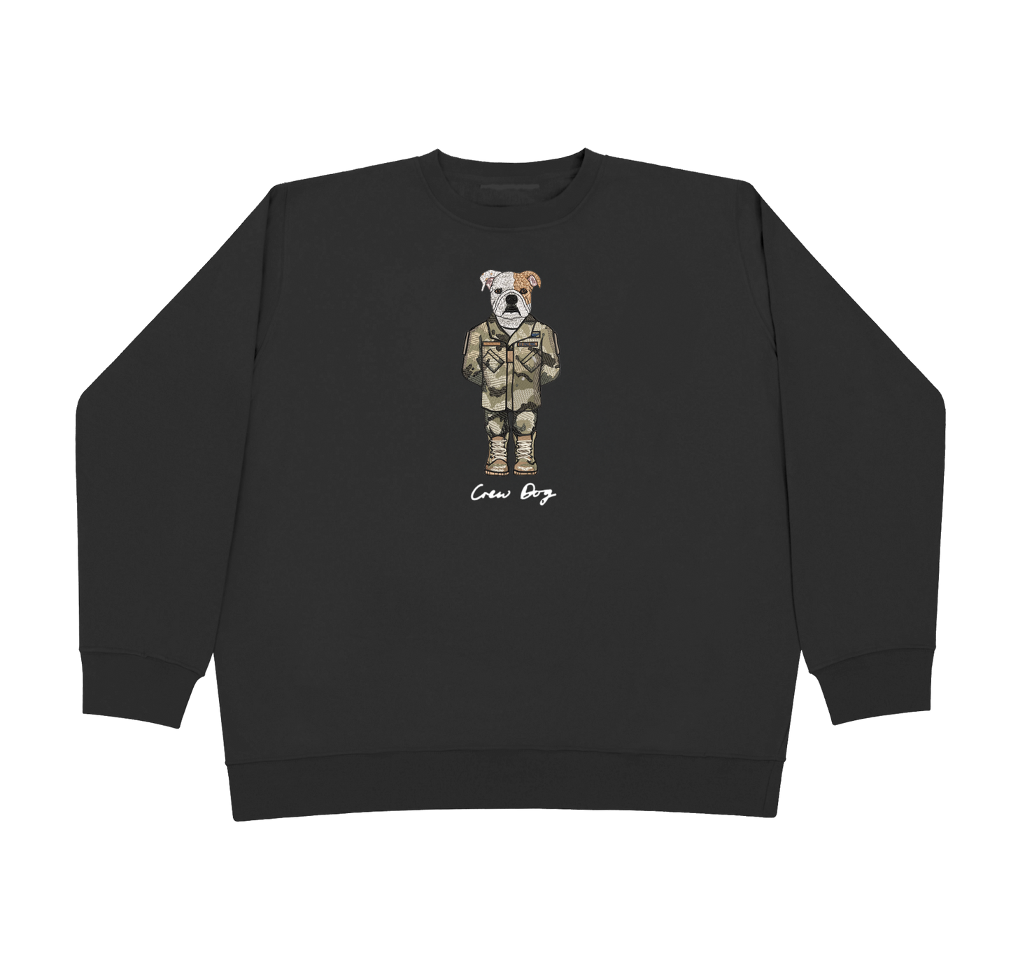 Space Operational Camo Embroidered Crewneck