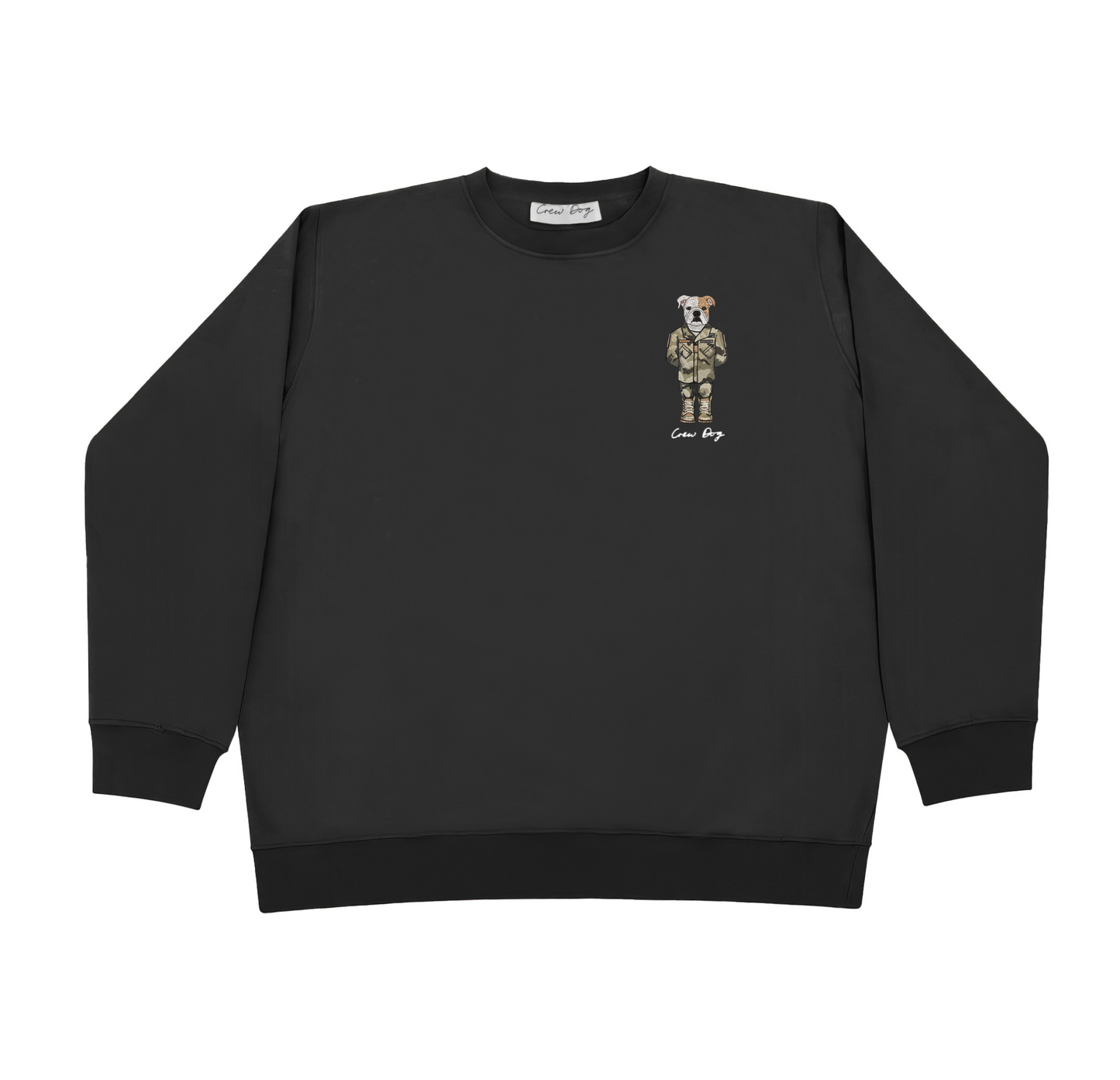 Space Operational Camo Embroidered Crewneck