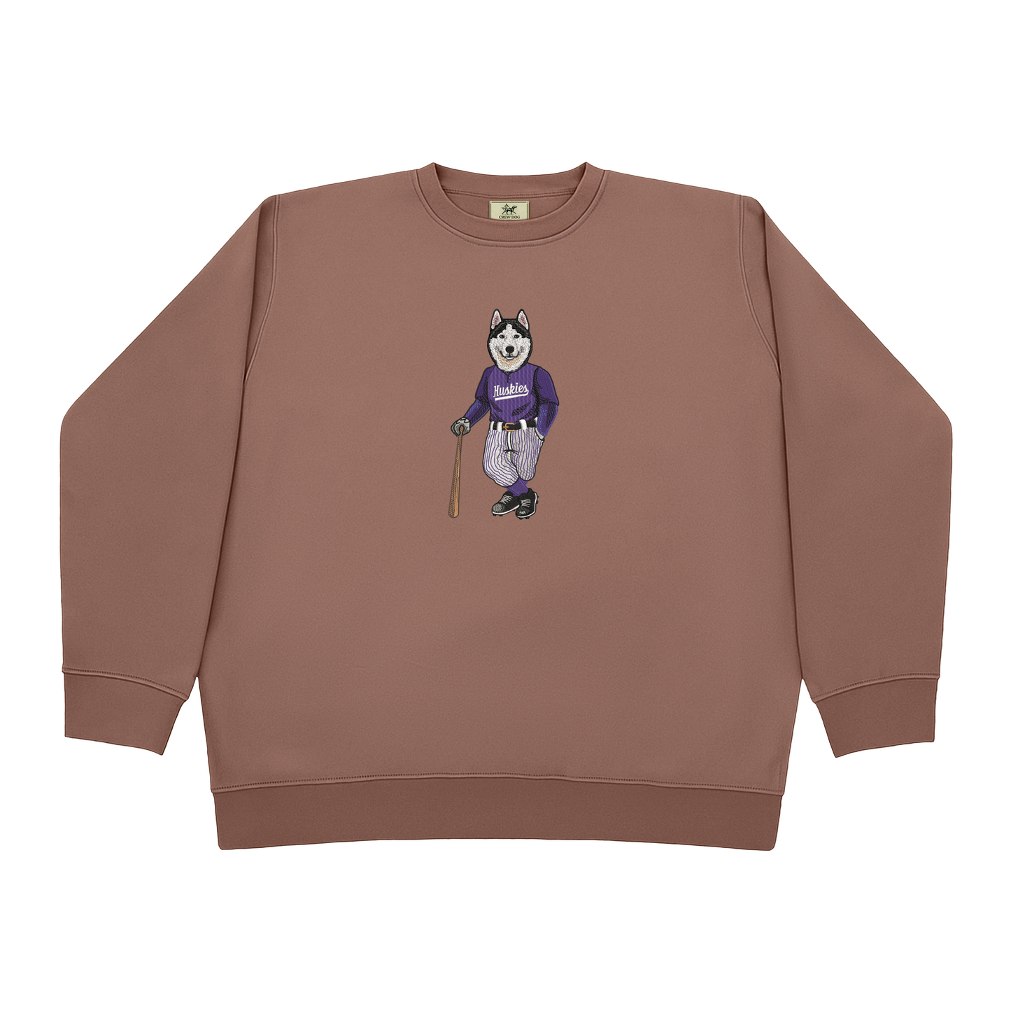 University of Washington Baseball Embroidered Crewneck