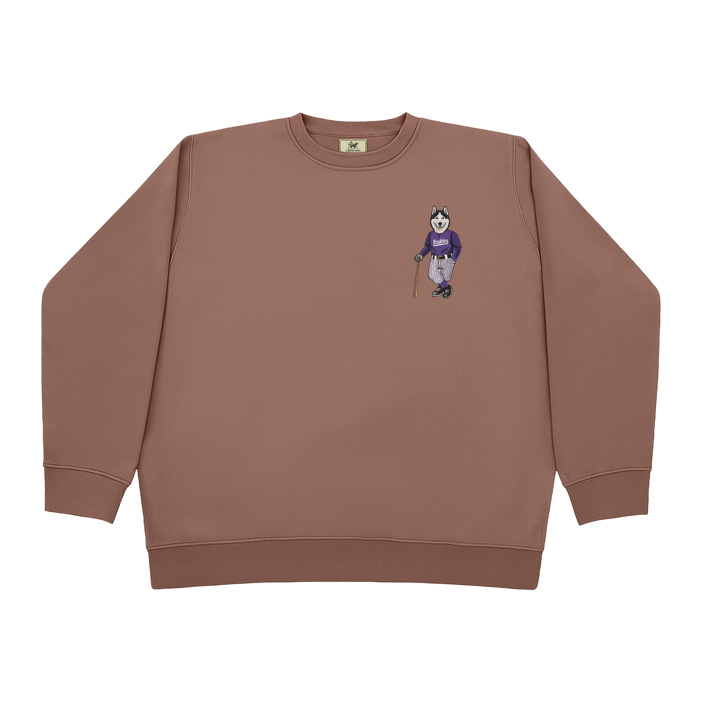 University of Washington Baseball Embroidered Crewneck