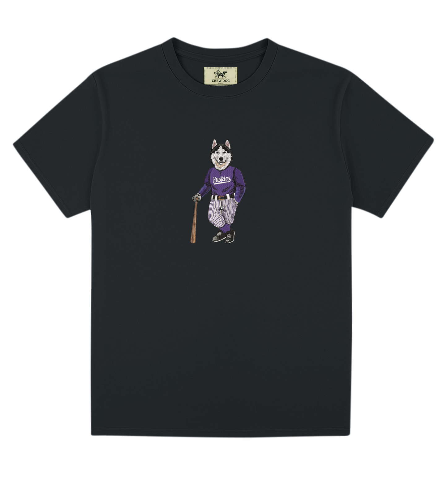 University of Washington Baseball Embroidered Tee
