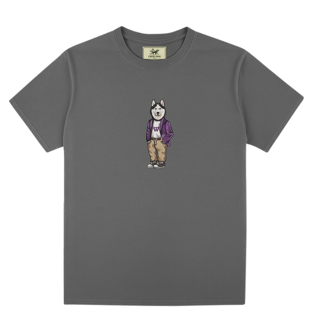 University of Washington Coat Embroidered Tee