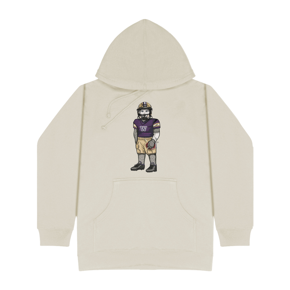 University of Washington Football Embroidered Hoodie