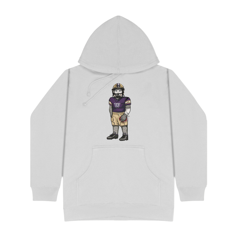 
                      
                        University of Washington Football Embroidered Hoodie
                      
                    