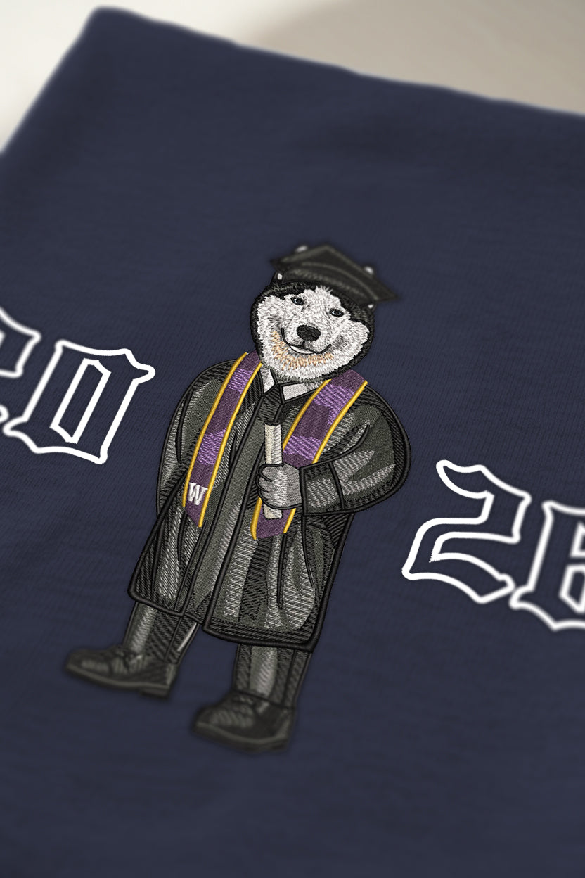 UW Graduation 2026 Embroidered Tee