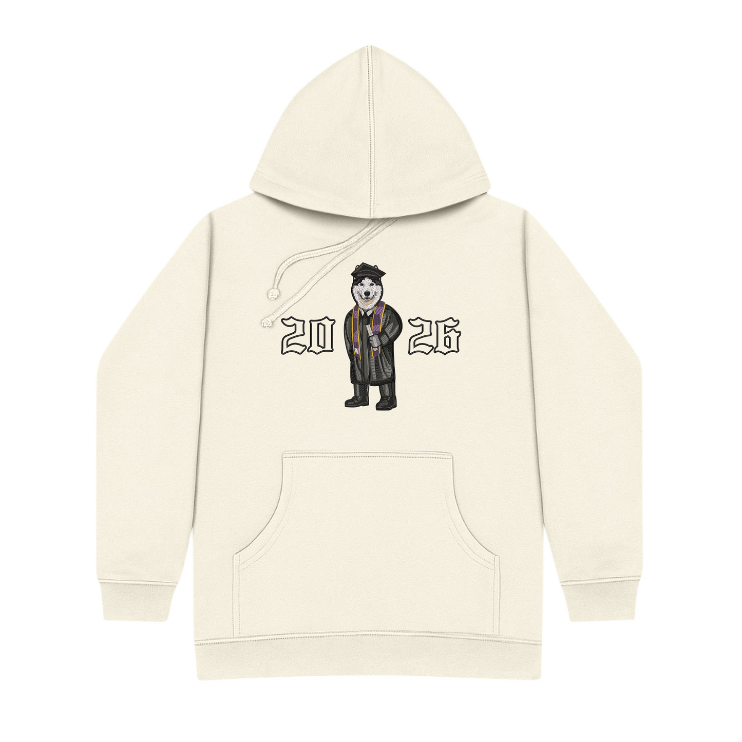 UW Graduation 2026 Embroidered Hoodie