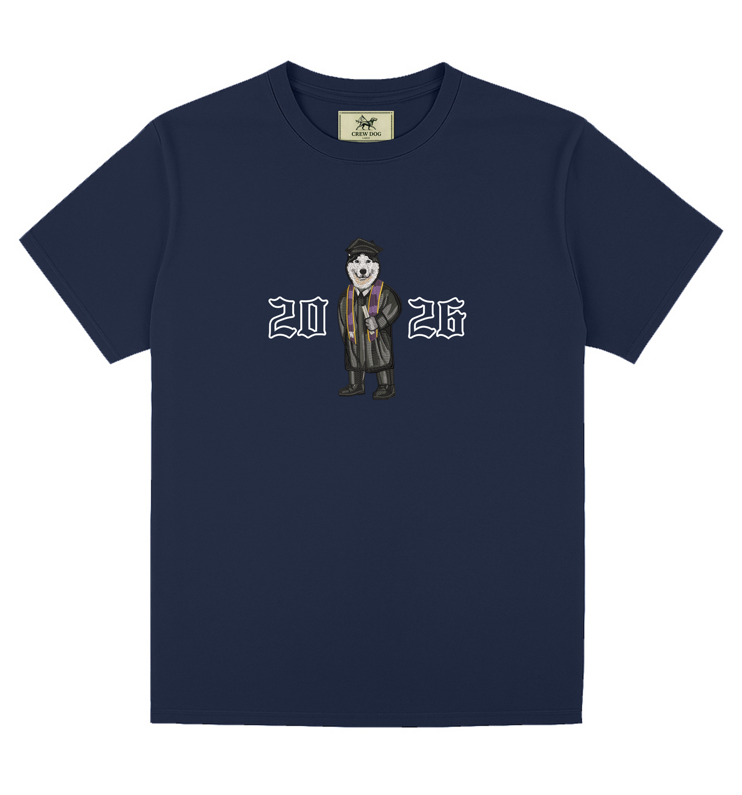 UW Graduation 2026 Embroidered Tee