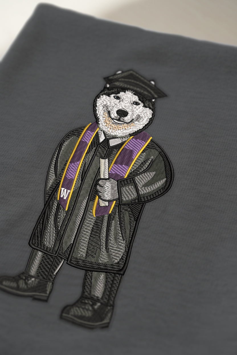 UW Graduation Embroidered Hoodie