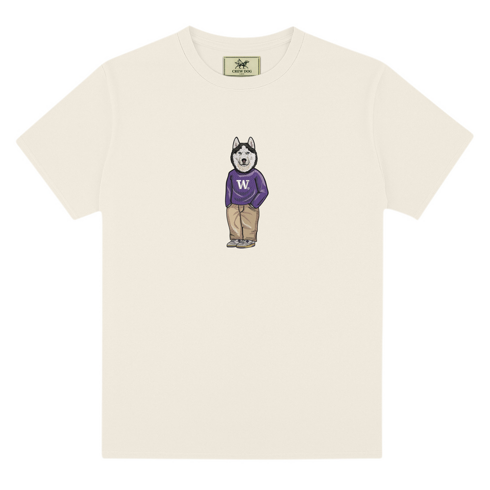 
                      
                        University of Washington Sweater Embroidered Tee
                      
                    