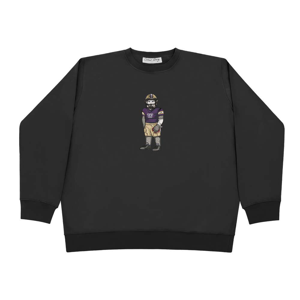 
                      
                        University of Washington Football Embroidered Crewneck
                      
                    