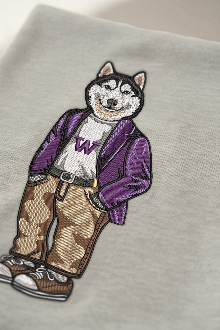 University of Washington Coat Embroidered Hoodie