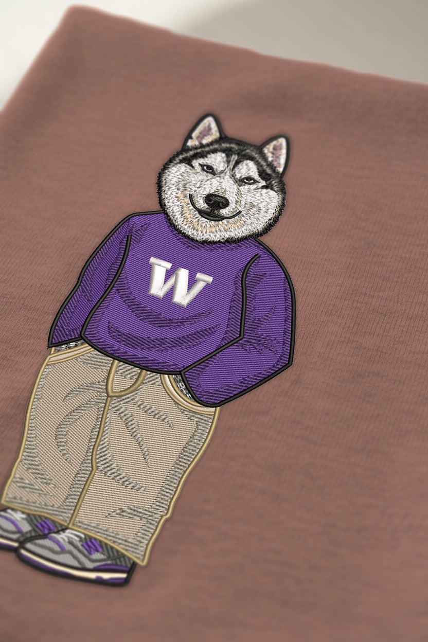 University of Washington Sweater Embroidered Crewneck
