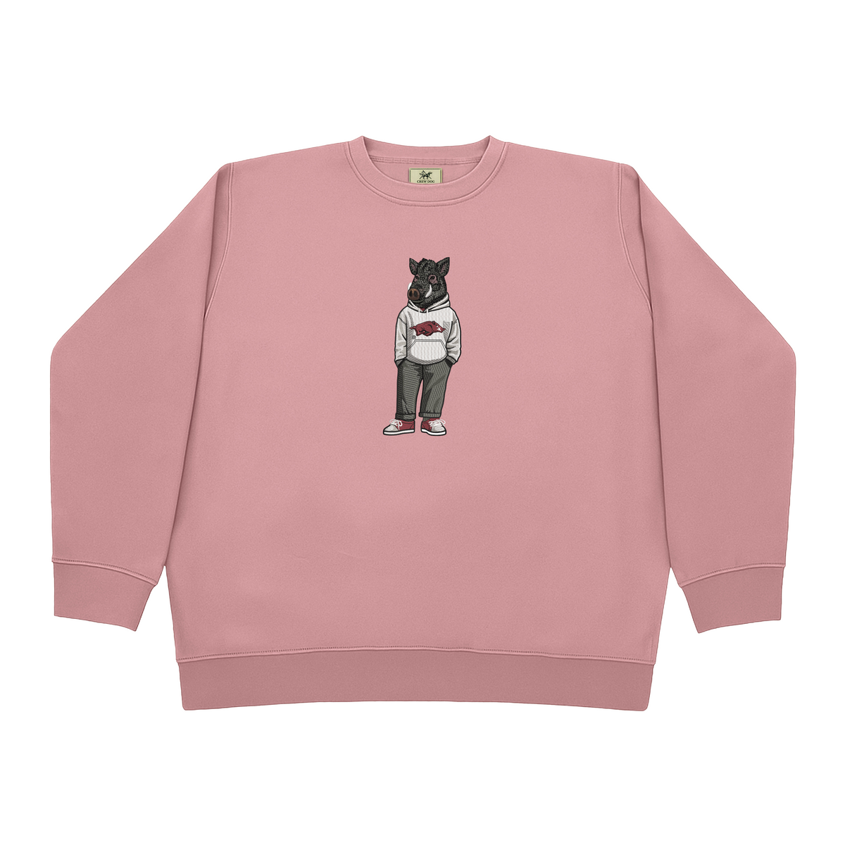Arkansas Original Pink Crewneck