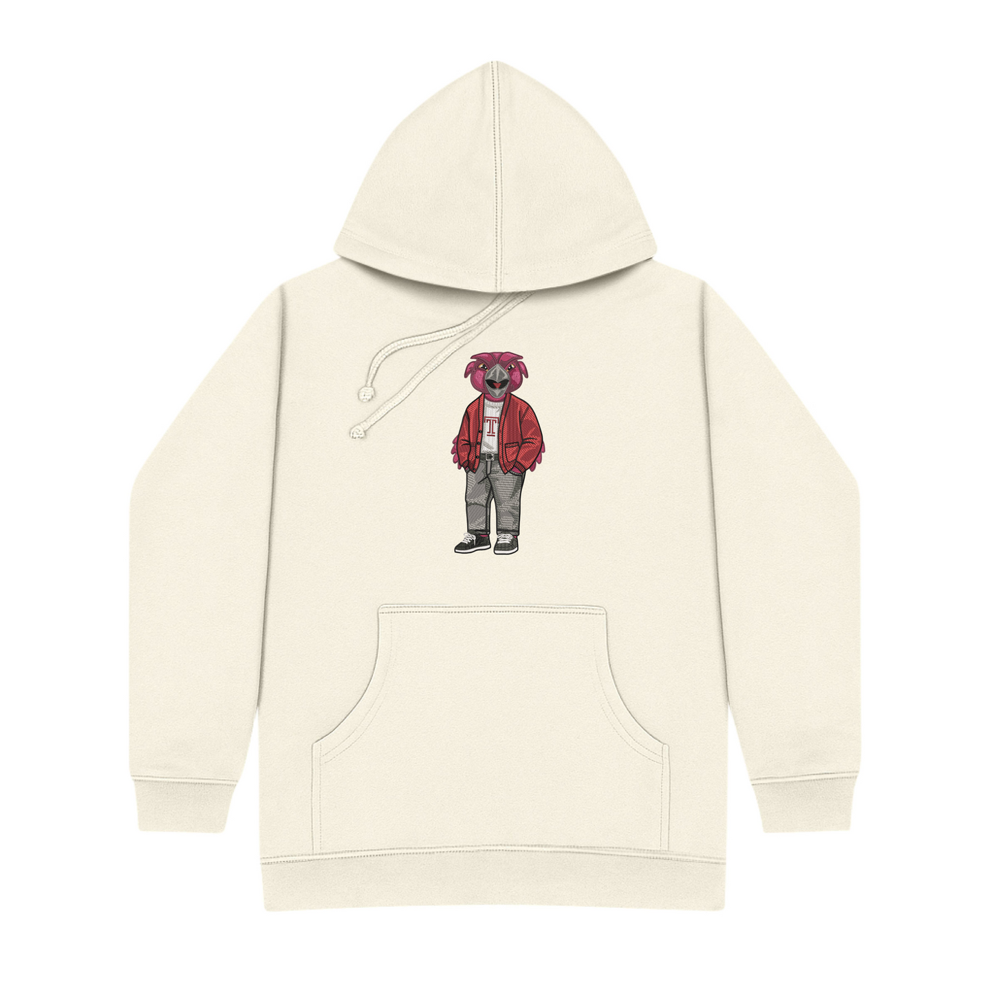 Temple University Sweater Embroidered Hoodie