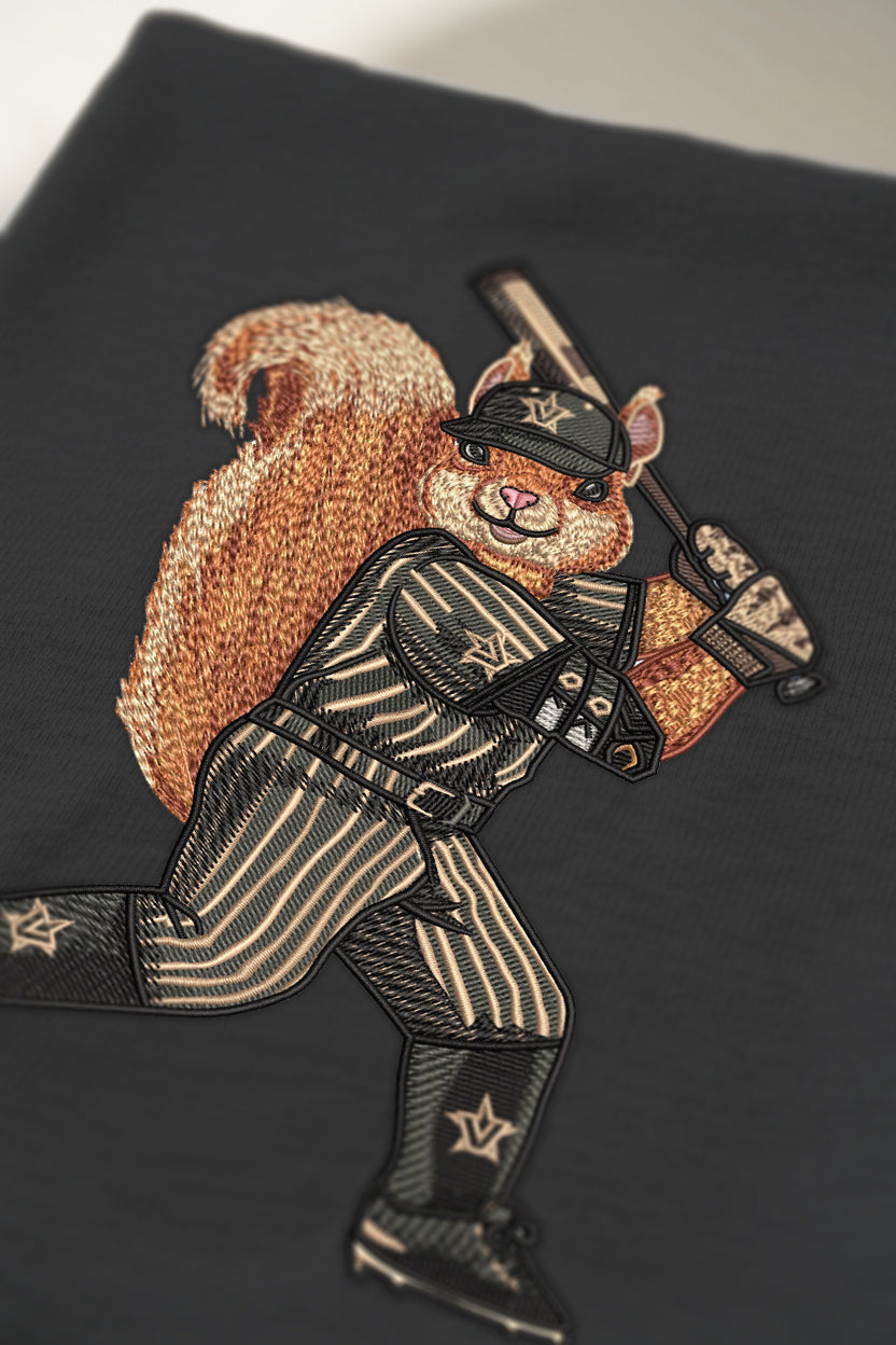 Vanderbilt Baseball Embroidered Crewneck
