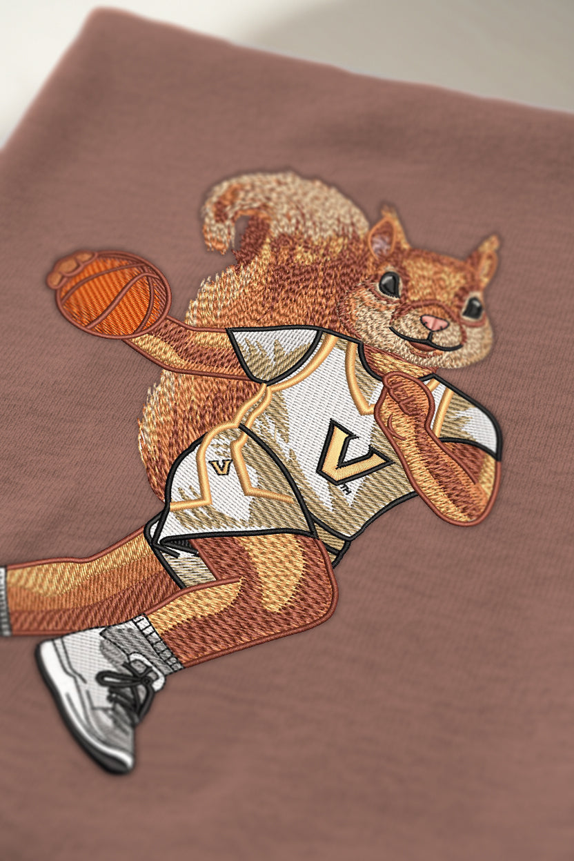 Vanderbilt Women's Basketball Embroidered Crewneck