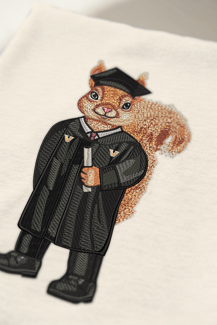 Vanderbilt Graduation Embroidered Tee