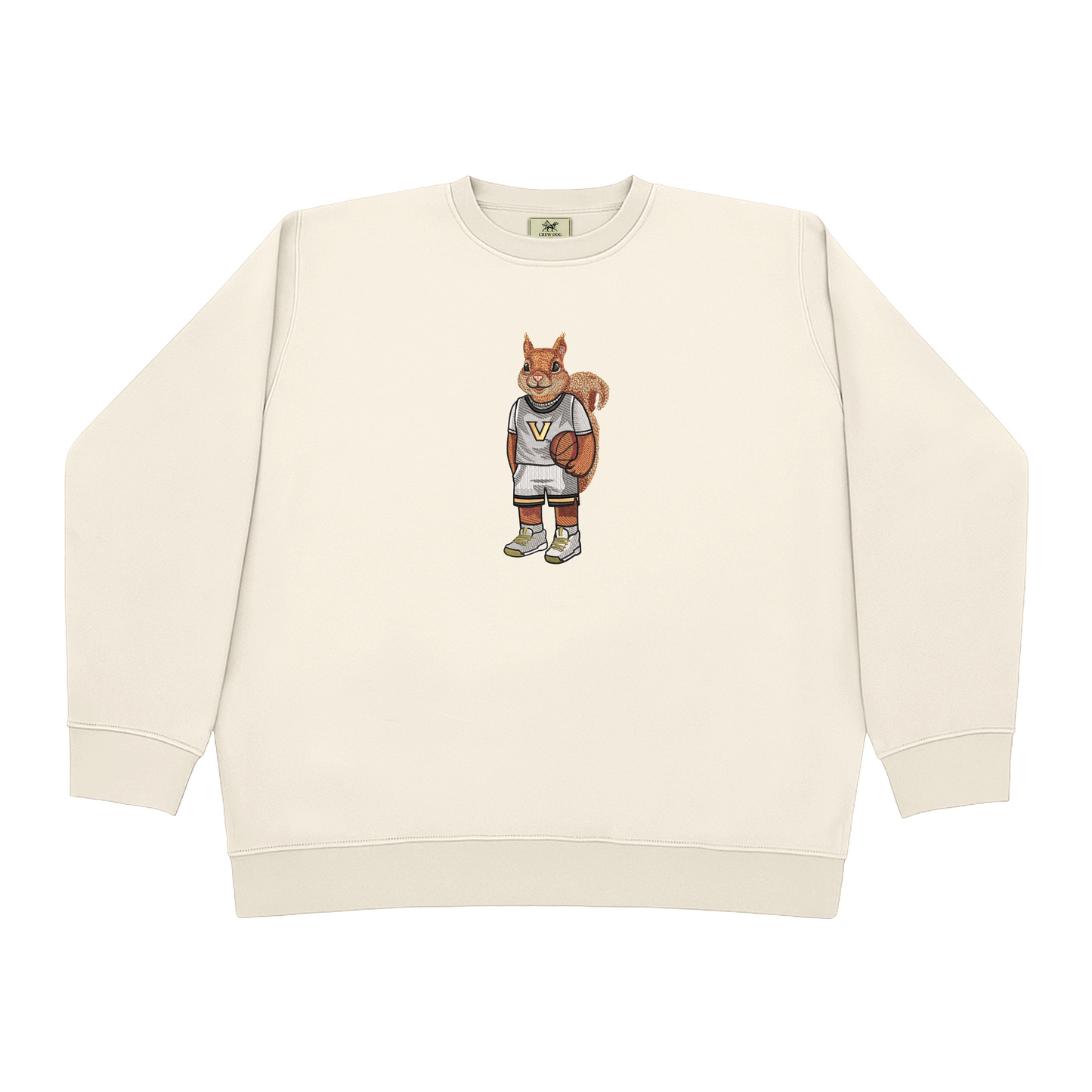 Vanderbilt Men's Basketball Embroidered Crewneck