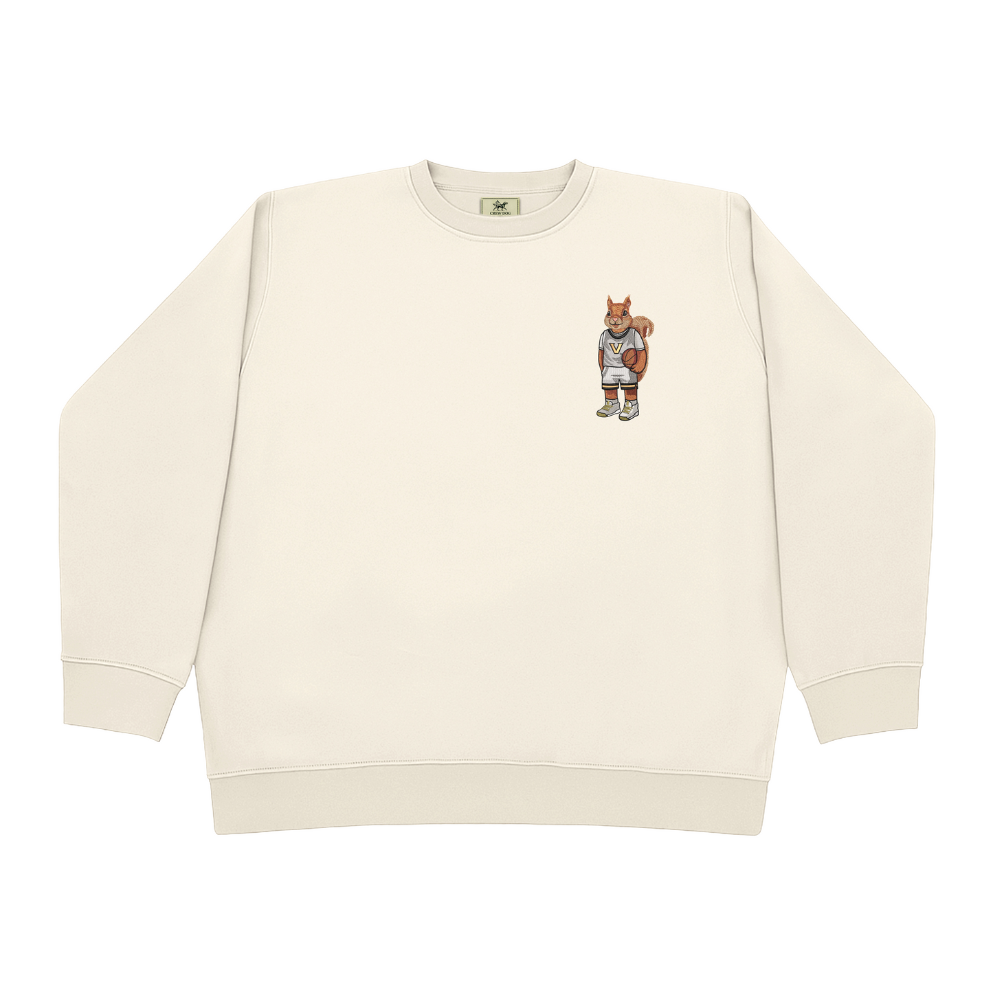 Vanderbilt Men's Basketball Embroidered Crewneck