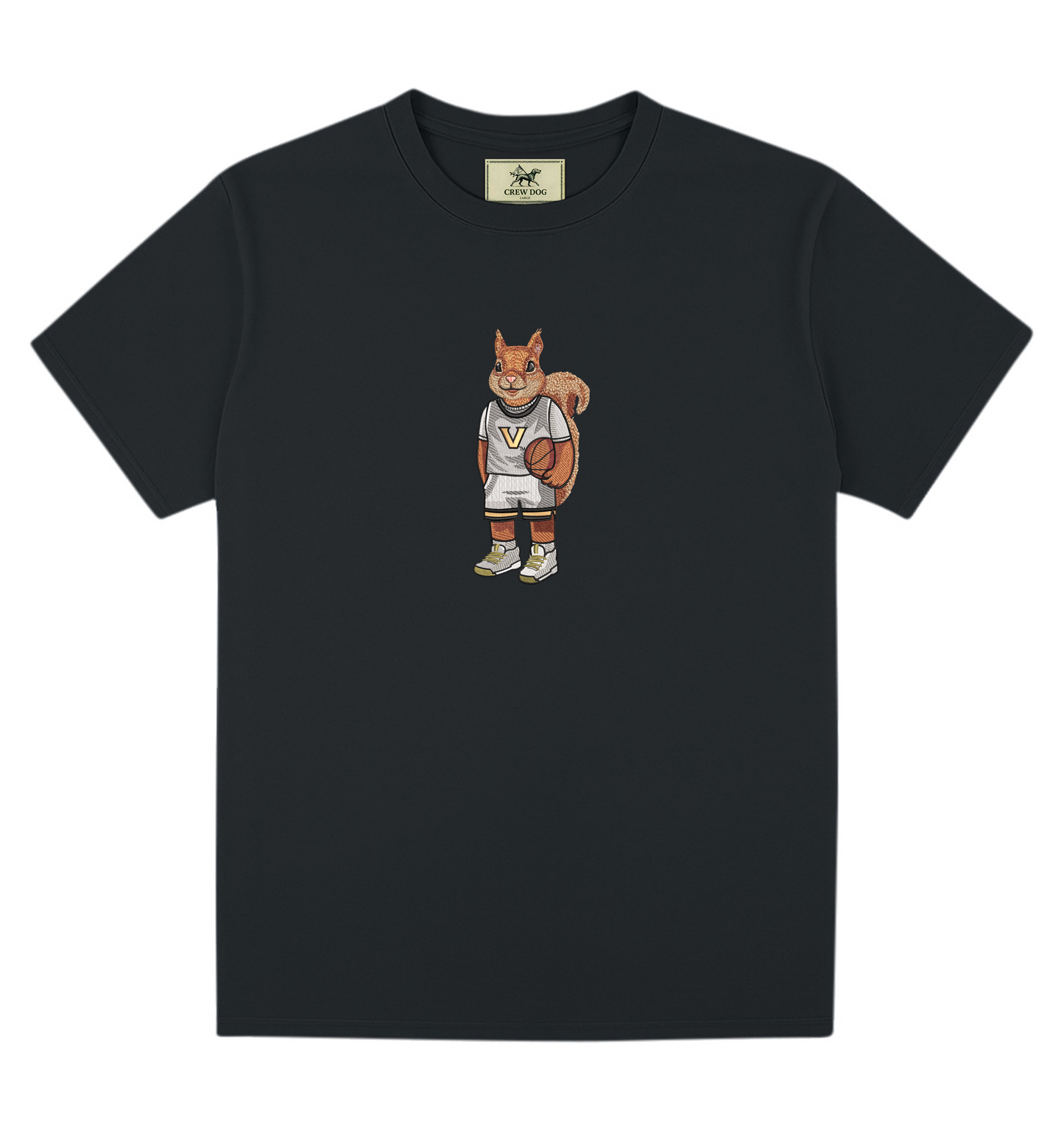 Vanderbilt Men's Basketball Embroidered Tee