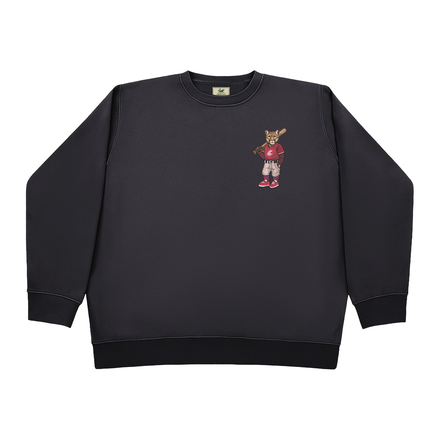 WSU Baseball Embroidered Crewneck