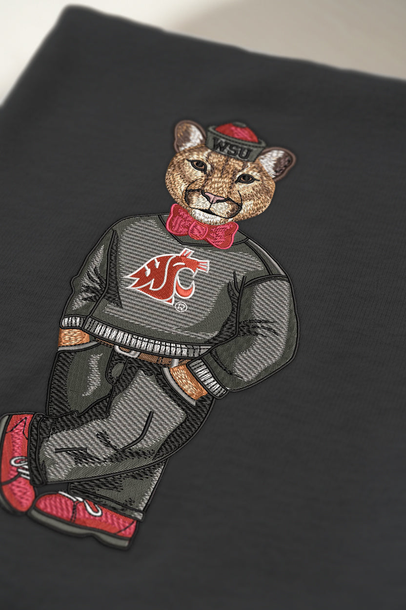 Washington State University Hat Embroidered Crewneck