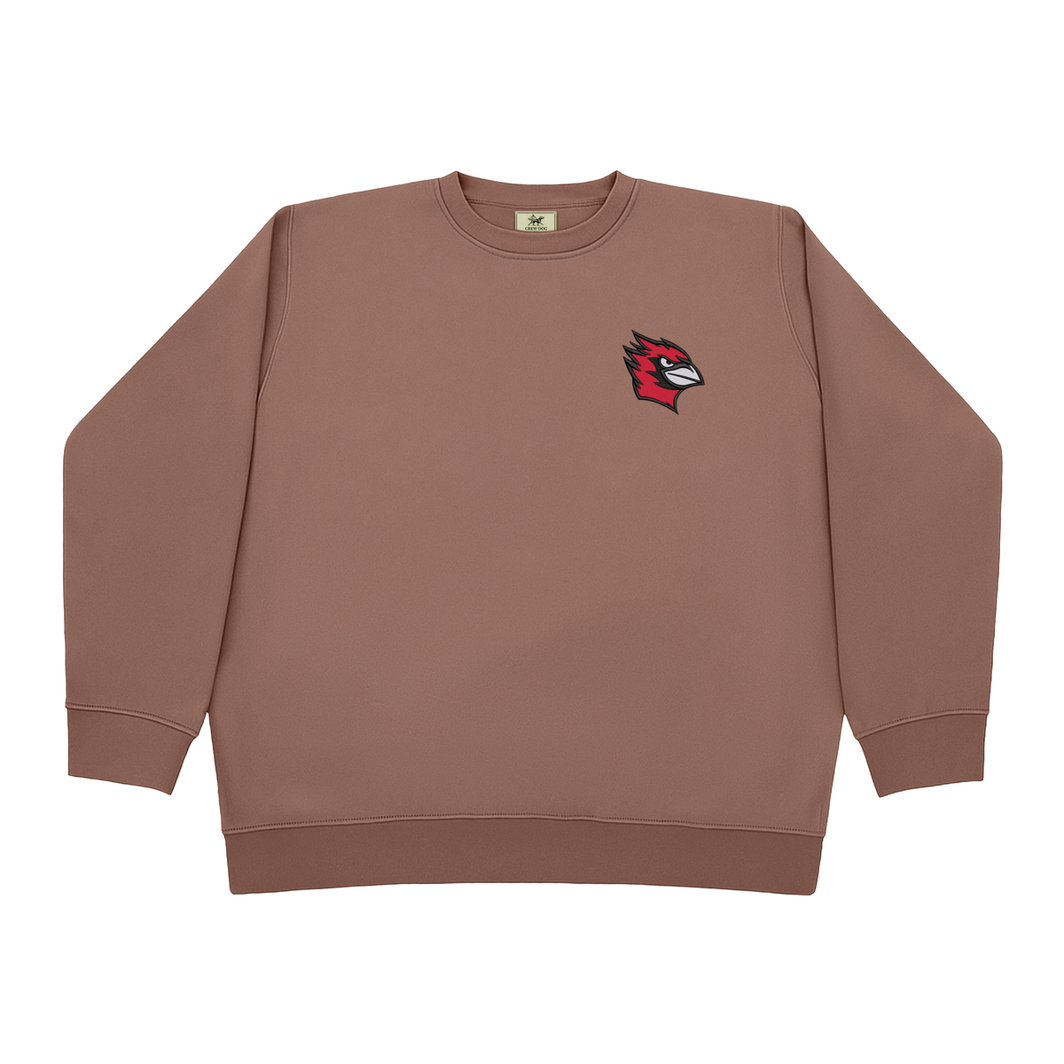 Wesleyan Bird Embroidered Crewneck