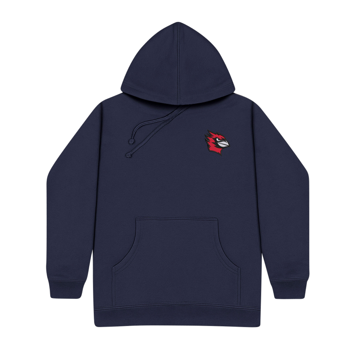 Wesleyan Bird Embroidered Hoodie