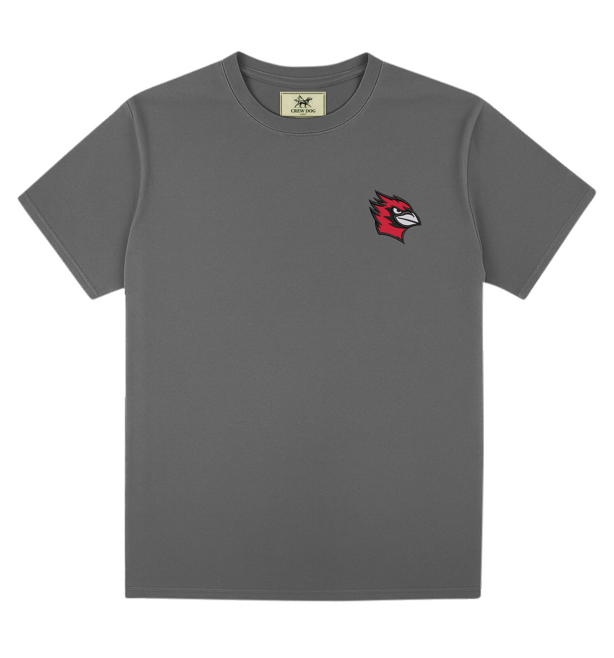 Wesleyan Bird Embroidered Tee