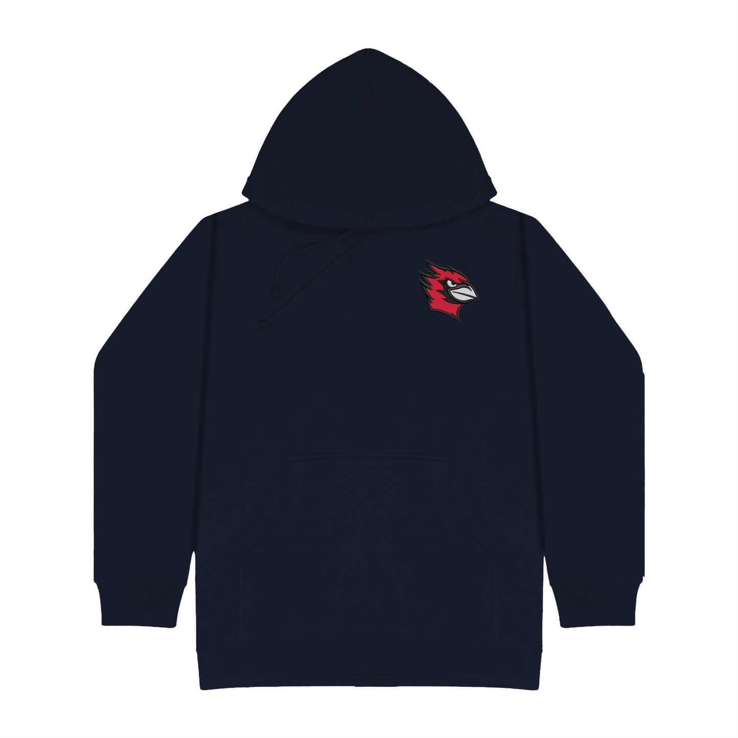 Wesleyan Bird Embroidered Hoodie