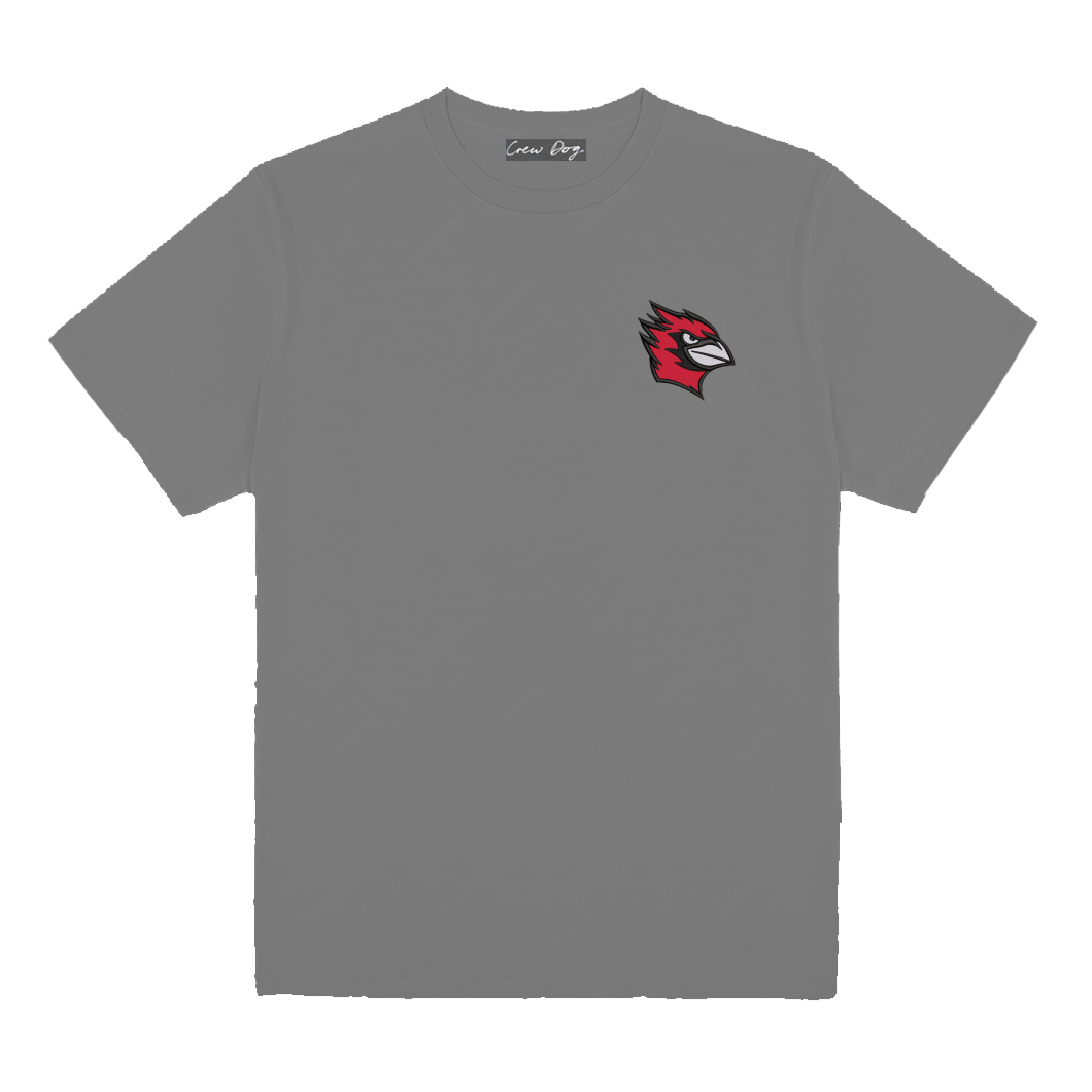 Wesleyan Bird Embroidered Tee