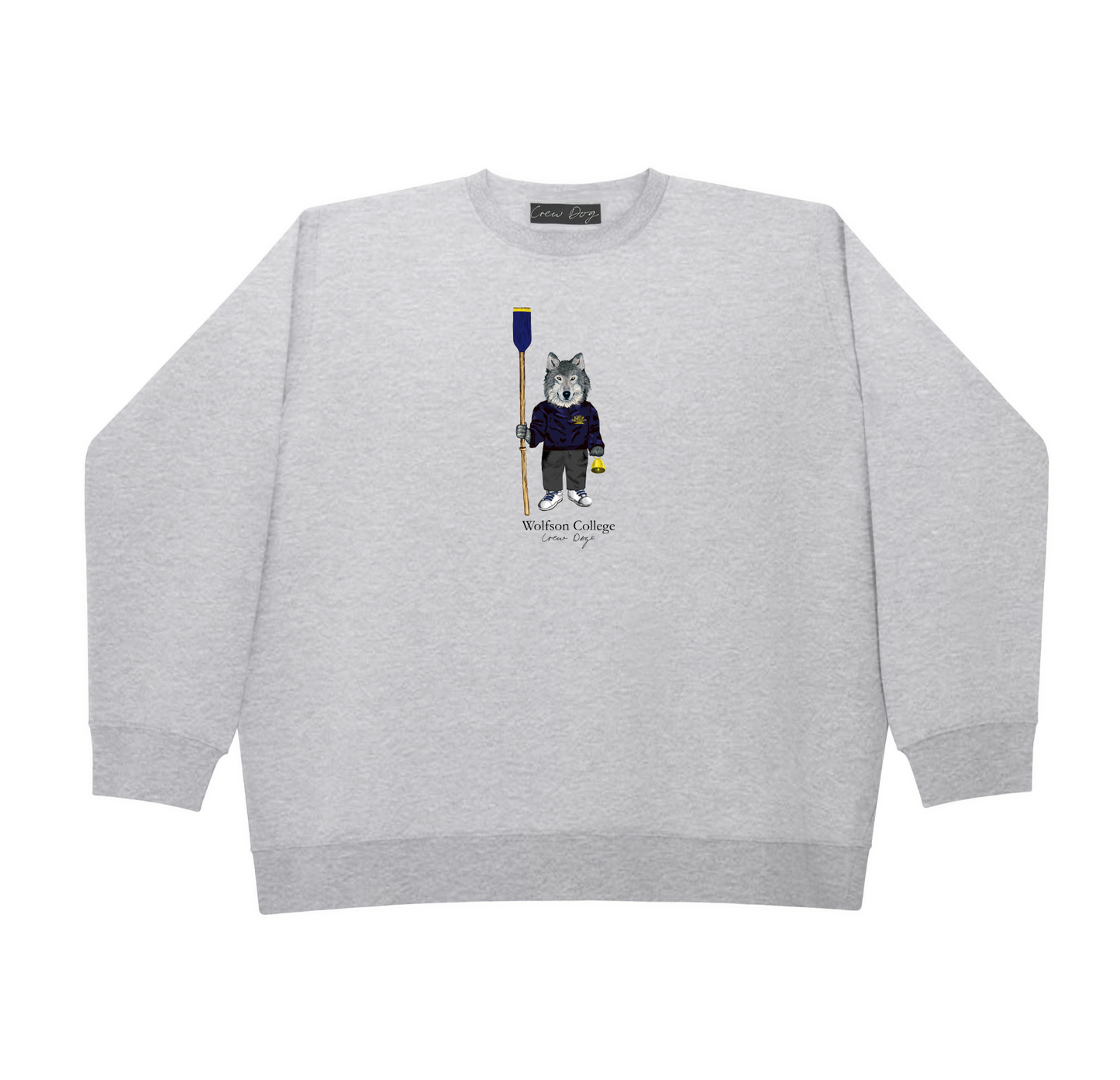 Wolfson College Rowing Screen-printed Crewneck