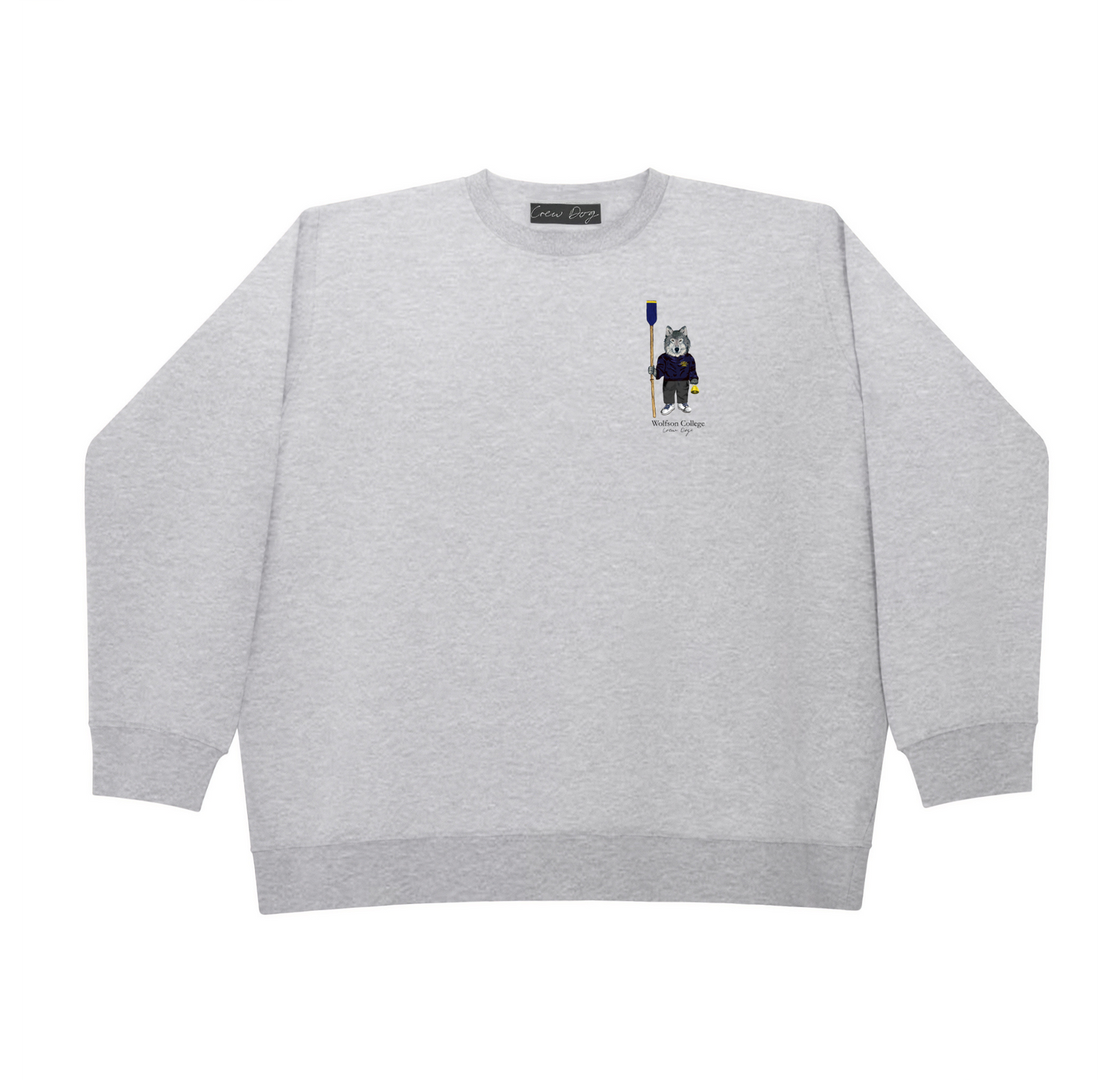 Wolfson College Rowing Screen-printed Crewneck