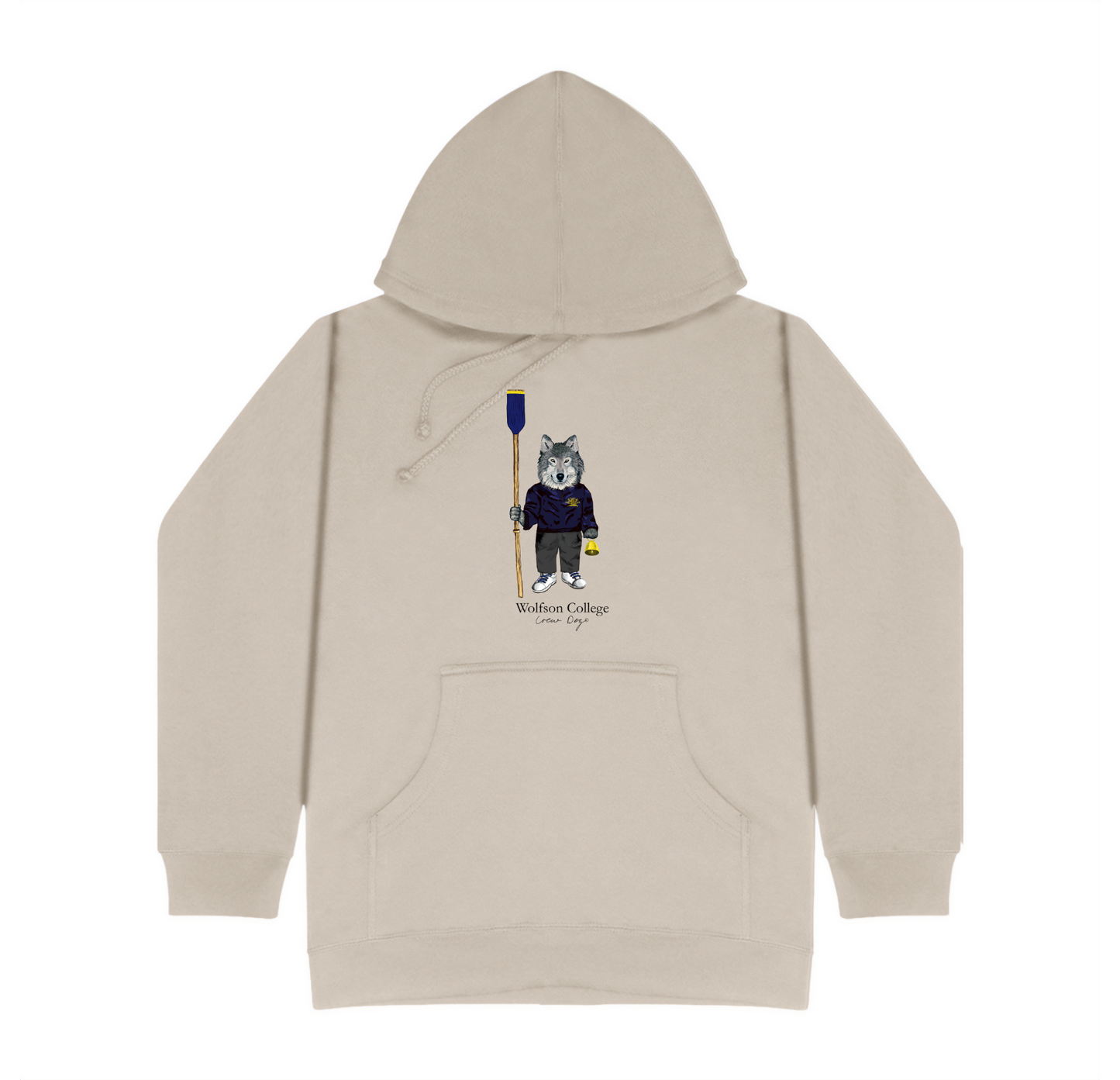 Wolfson College Rowing Screen-printed Hoodie