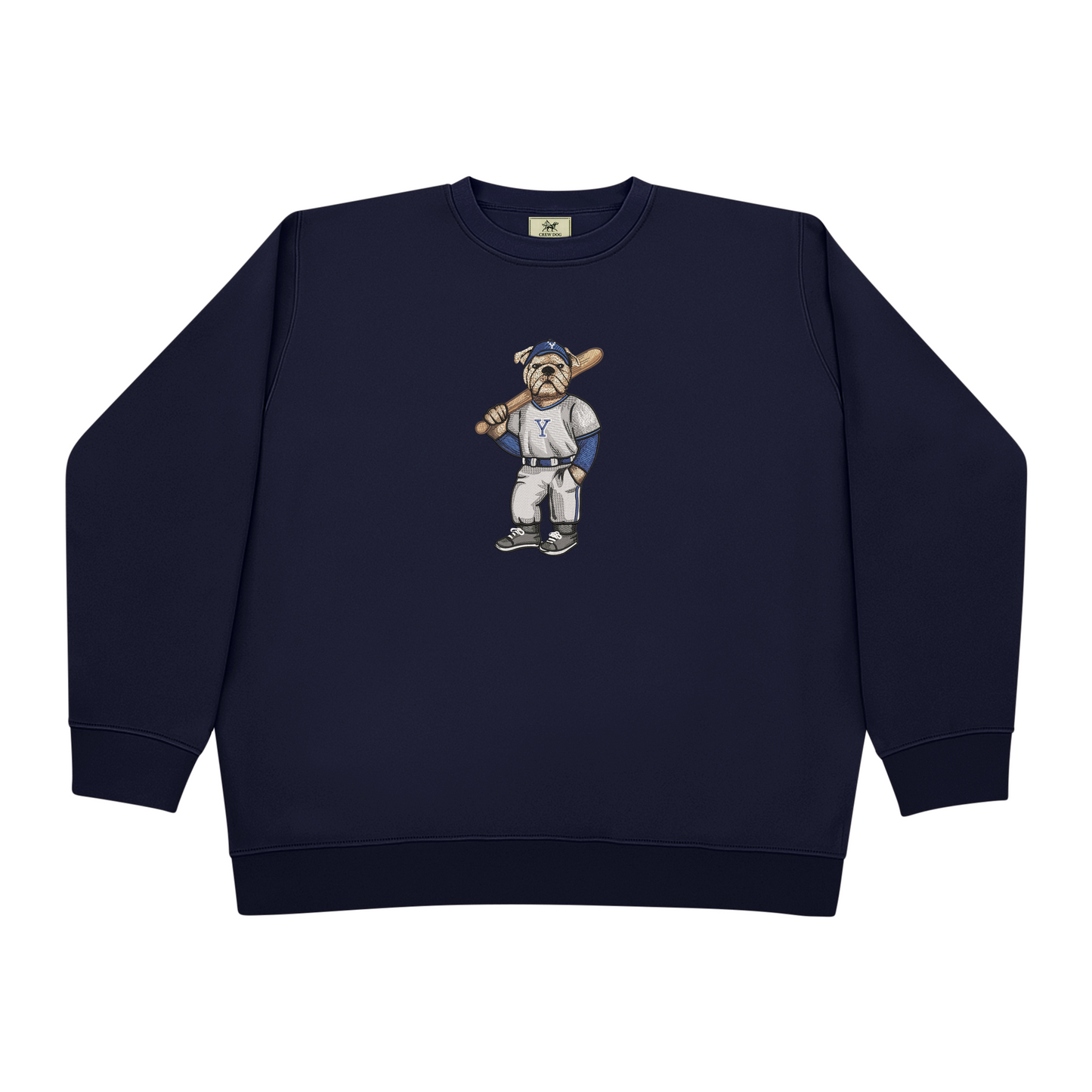 Yale Baseball Embroidered Crewneck