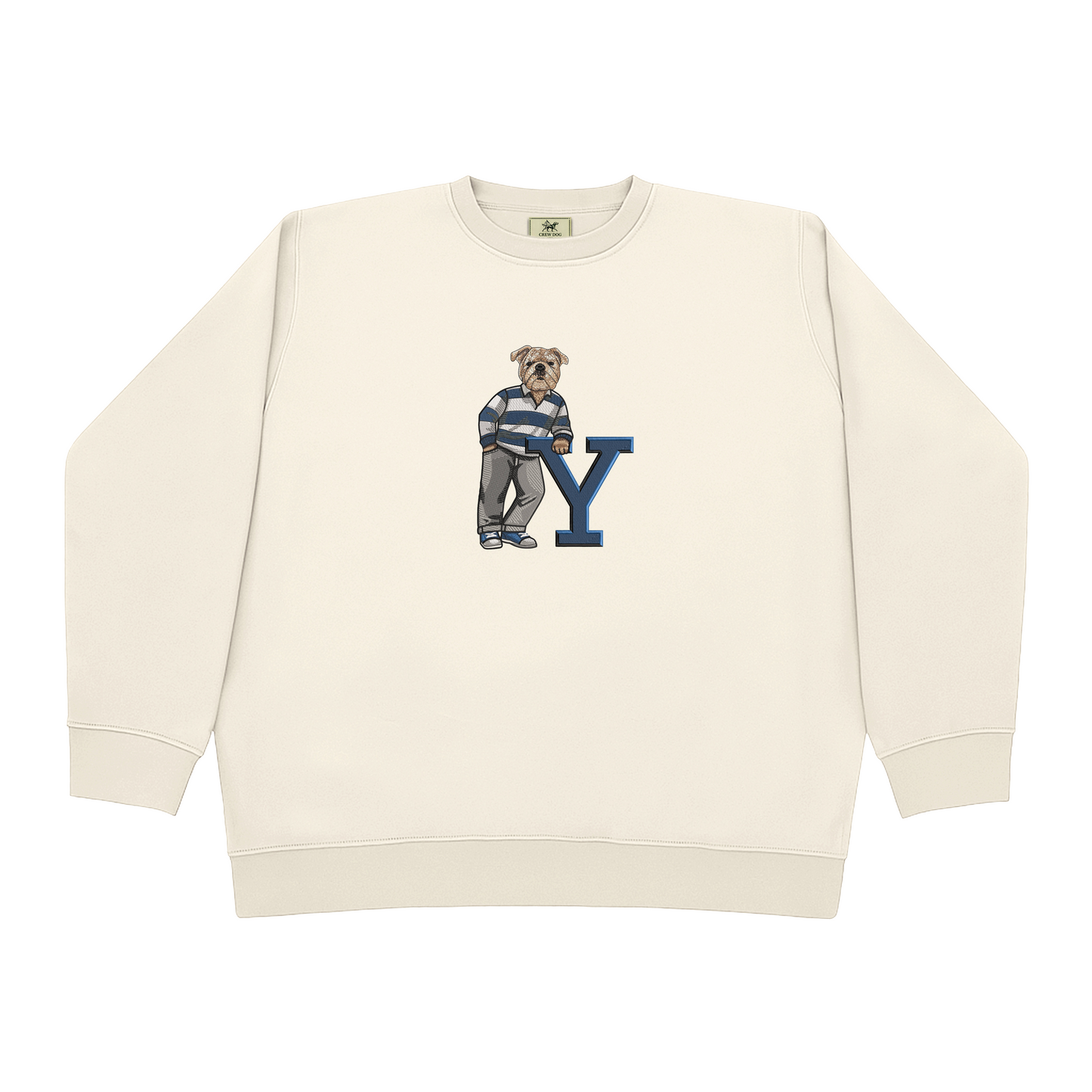 Yale Big Letter Embroidered Crewneck