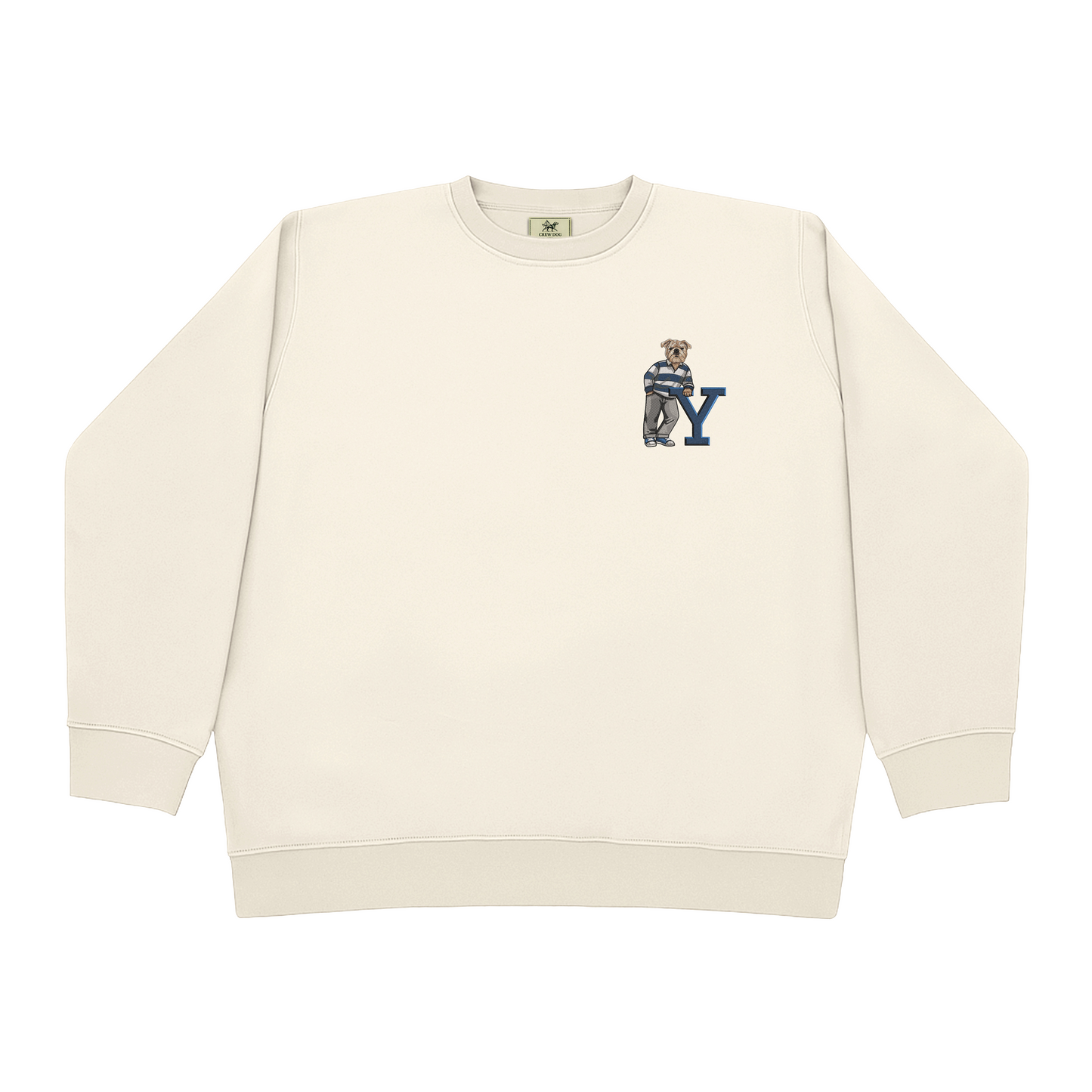 Yale Big Letter Embroidered Crewneck