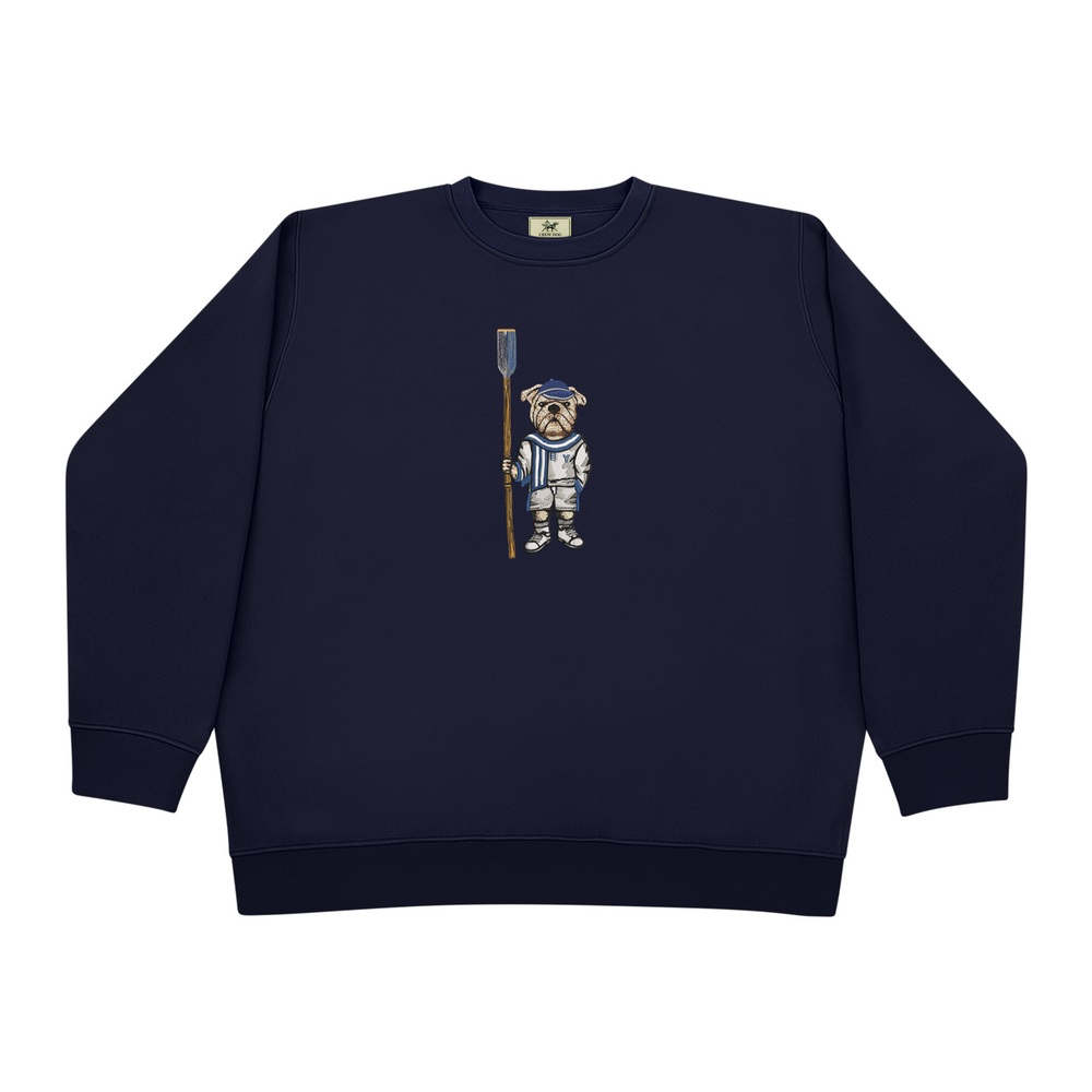 
                      
                        Yale Crew Embroidered Crewneck
                      
                    