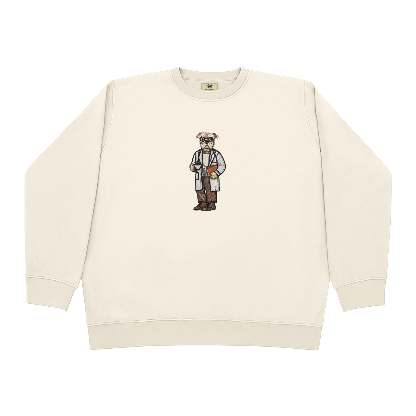 Ars longa, vitae brevis (No Y) Embroidered Crewneck