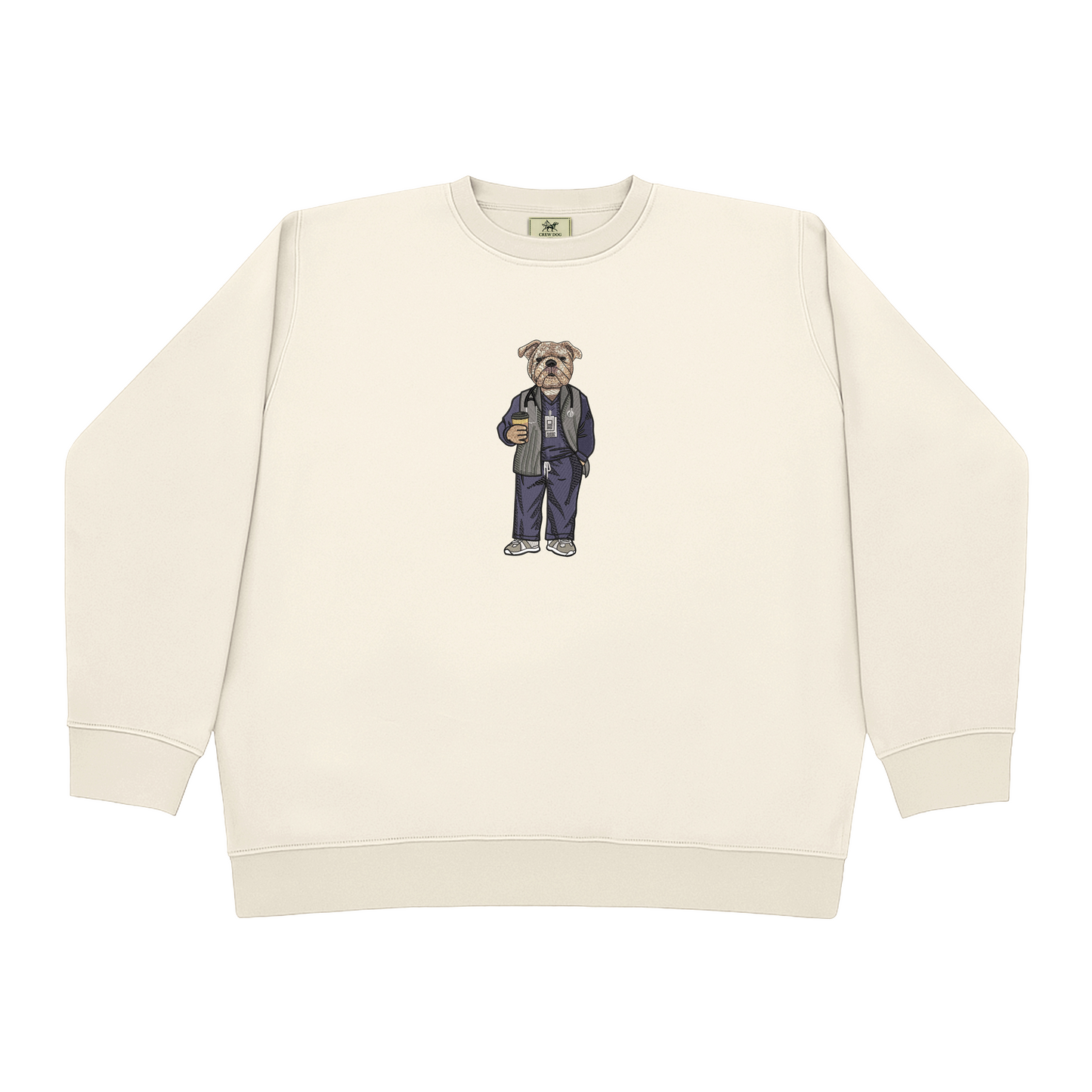 First Responders ER Doctor Embroidered Crewneck