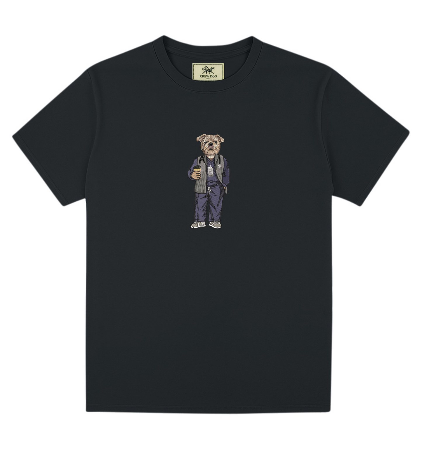 First Responders ER Doctor Embroidered Tee