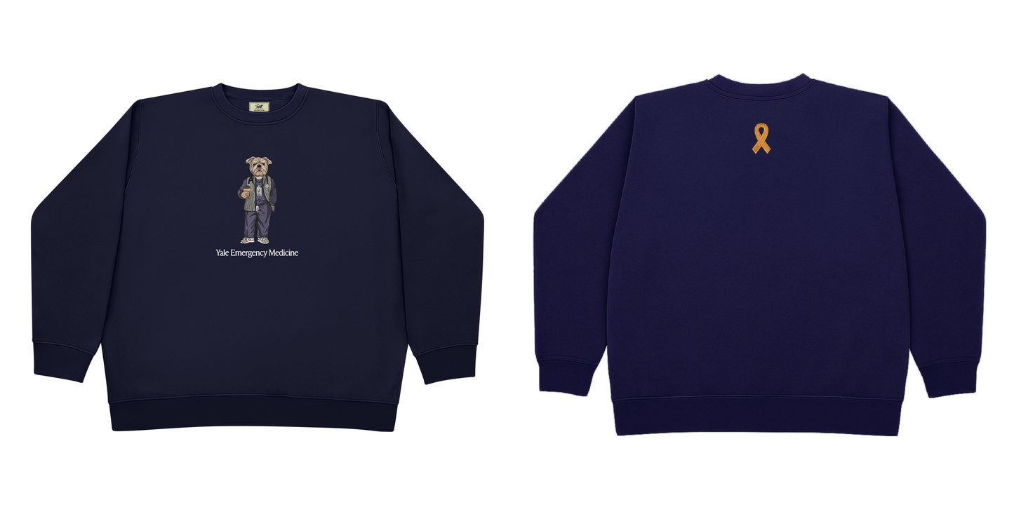 Yale ER Doctor Embroidered Crewneck