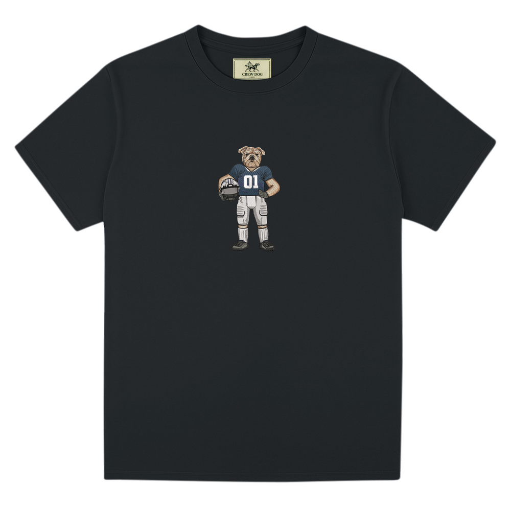 Yale Football (Helmet Off) Embroidered Tee