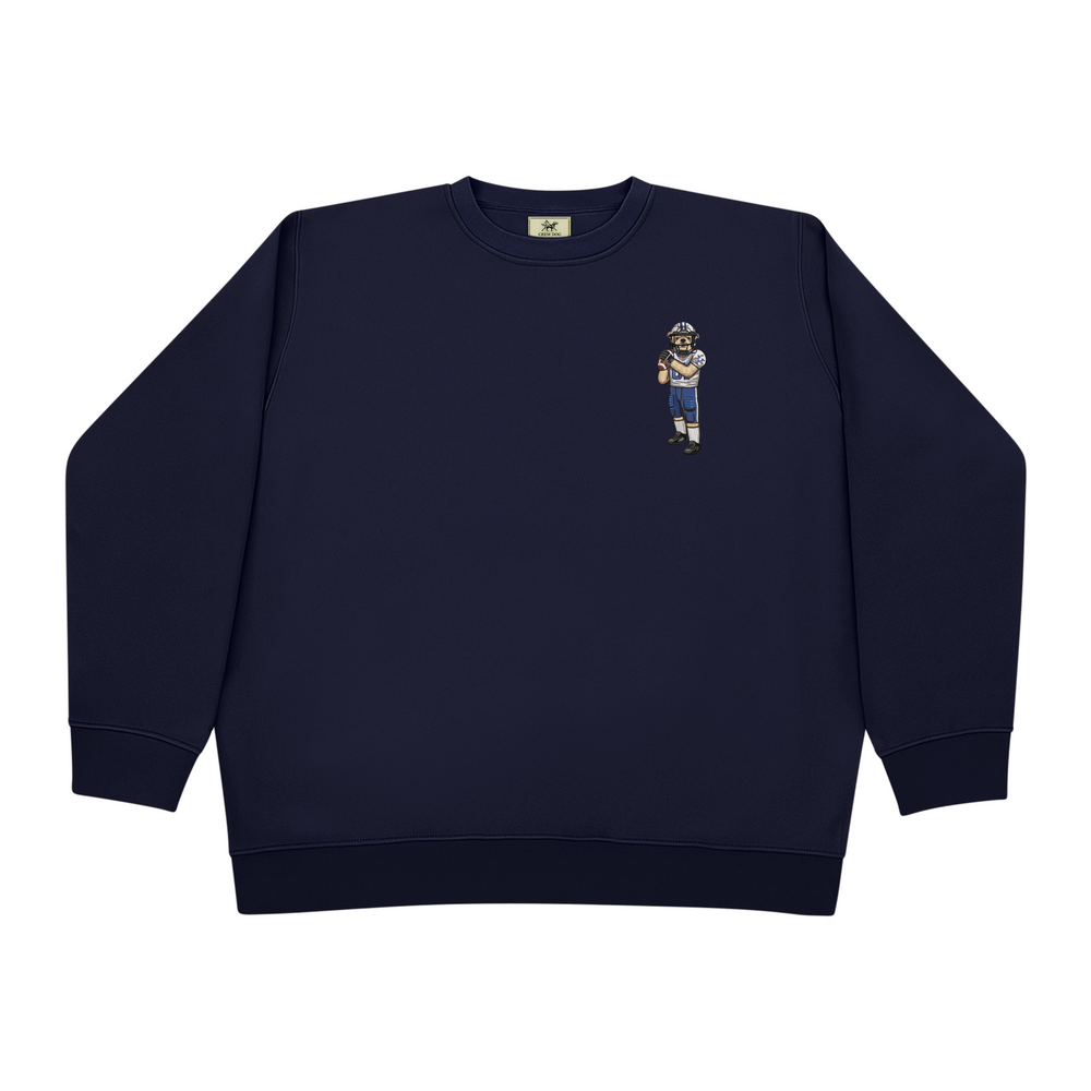 
                      
                        Yale Football (Helmet On) Embroidered Crewneck
                      
                    
