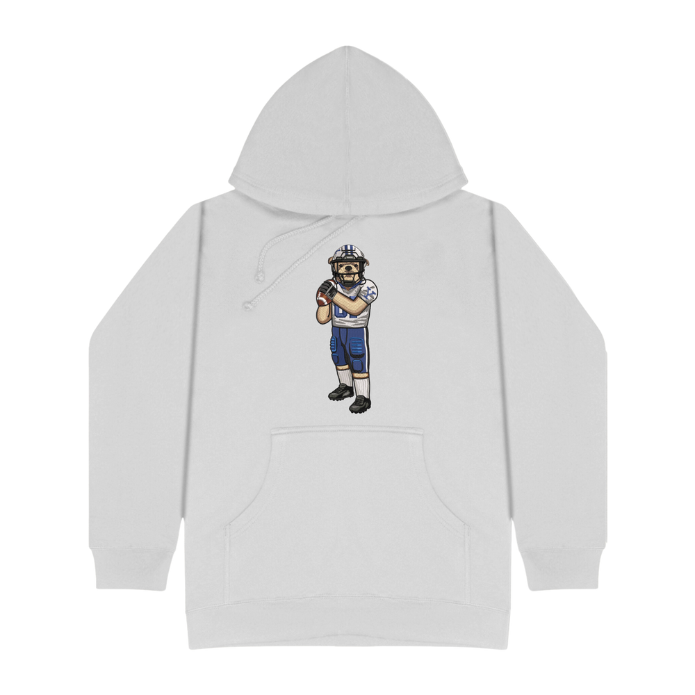 Yale Football (Helmet On) Embroidered Hoodie