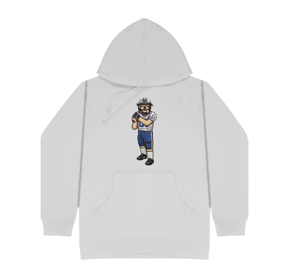 Yale Football (Helmet On) Embroidered Hoodie