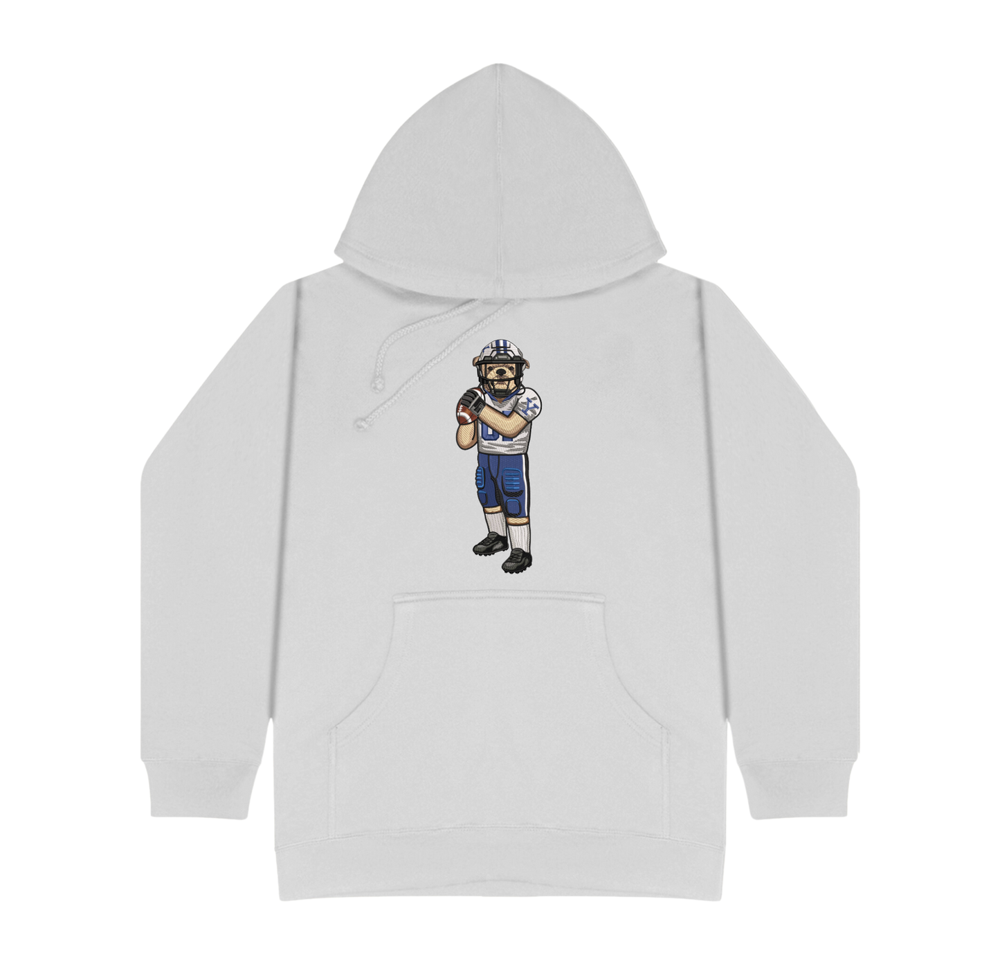 Yale Football (Helmet On) Embroidered Hoodie