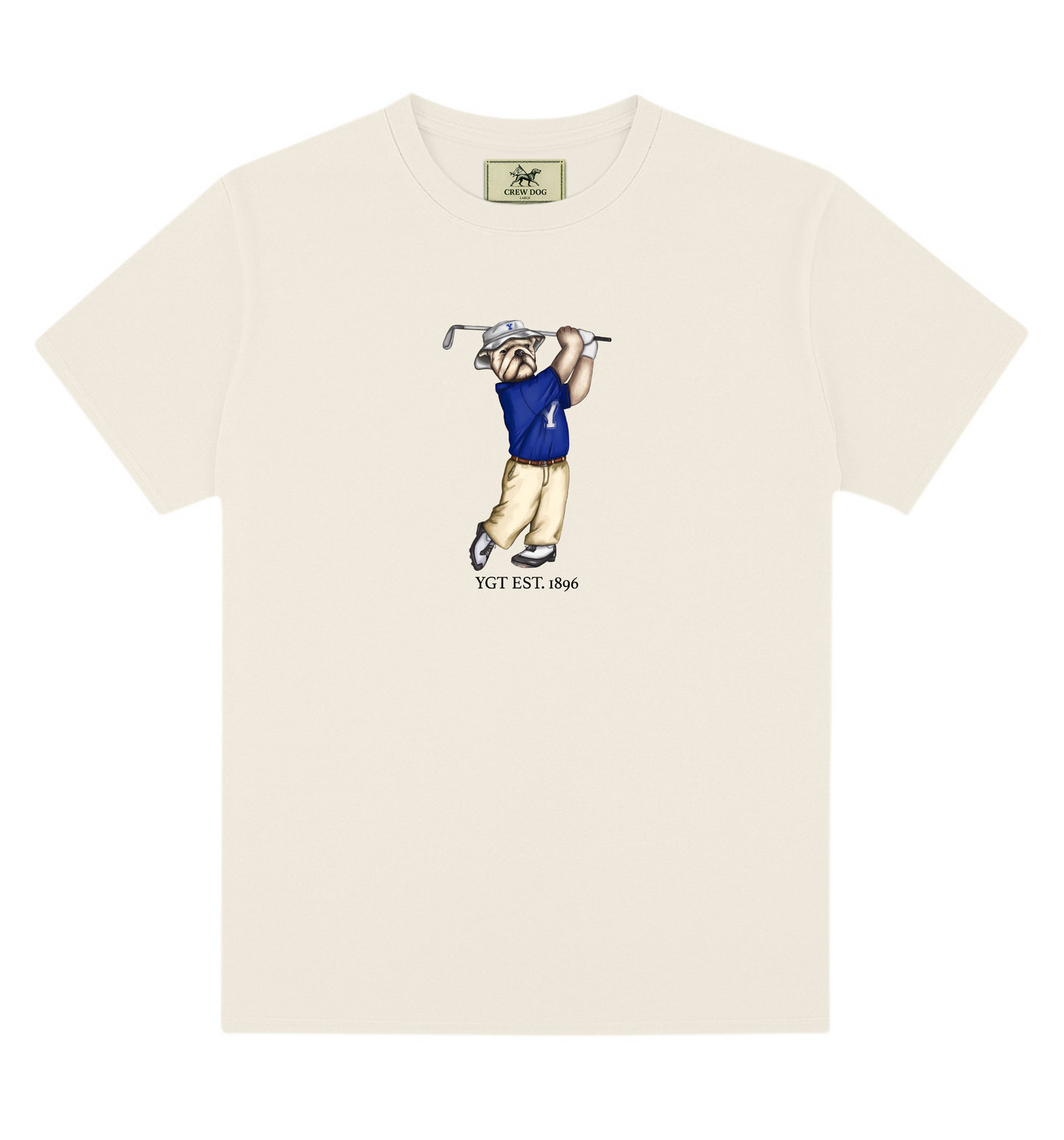 Yale Golf Screen-printed Tee
