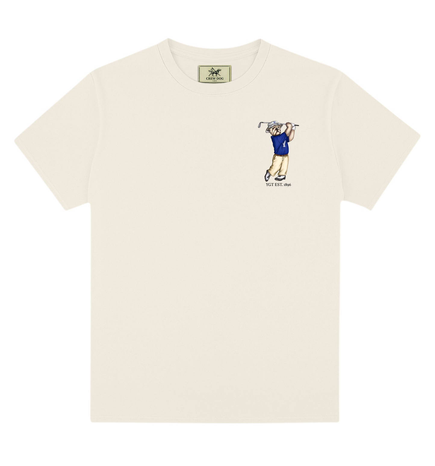 Yale Golf Screen-printed Tee